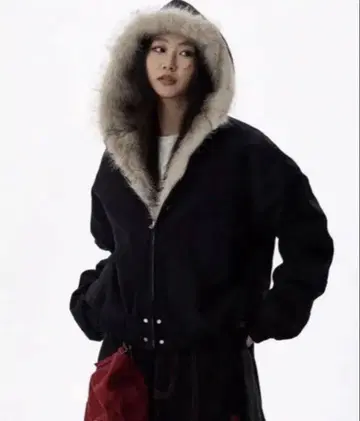 퍼 후드티 자켓 블루종 y2k 겨울 의류