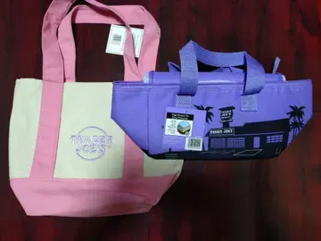 TRADER JOE'S 미니 토트백 보냉백 세트