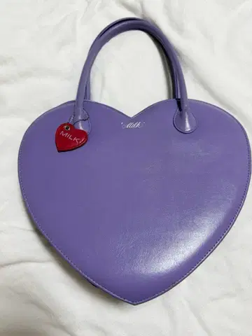 milk 하트백 라이트 라벤더