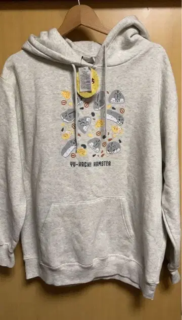 유하치 햄스터 트레이닝복 LL 사이즈 후드 부착 빅 사이즈 편안한 의류