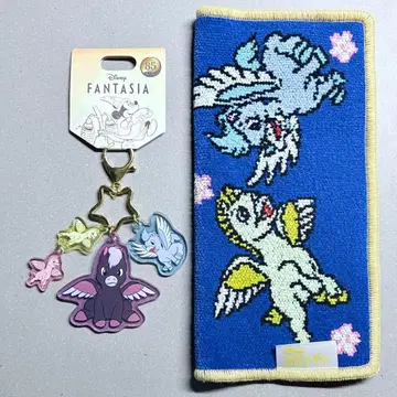 디즈니 미키 판타지아 85주년 키링 타월 세트