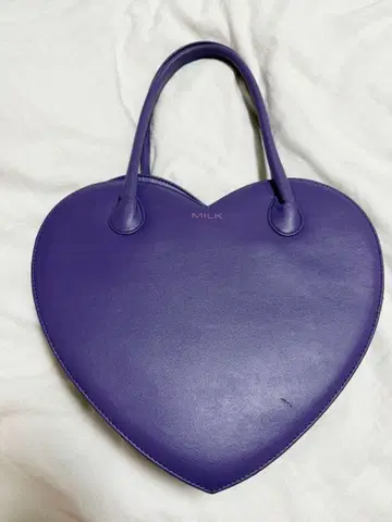 milk 하트 백 라벤더