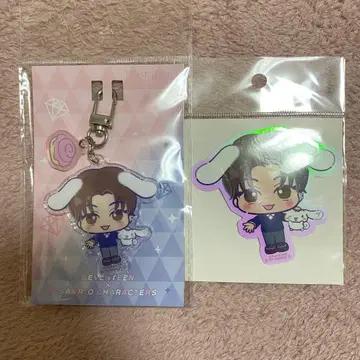 seventeen 조슈아 돈키 산리오 키링 스티커