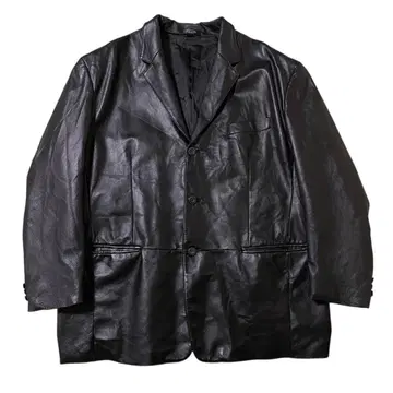 USA 구제 의류 J. Ferrar 가죽 자켓 코트 천연 가죽 H479