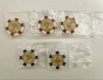 제일복권 죠죠의 기묘한 모험 I상 포커 칩 5개 세트