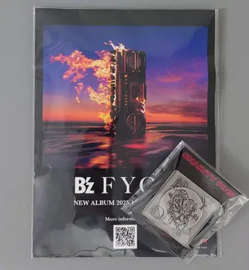 B'z LIVE-GYM 2025 FYOP 차리티 핀 배지 카이로