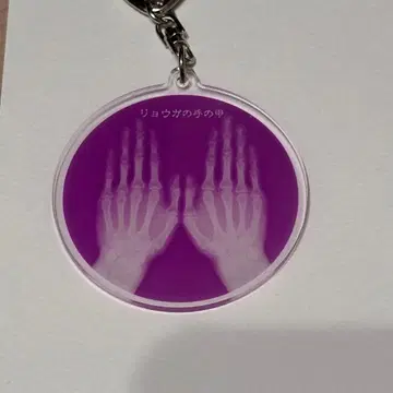 초특급 렌트겐 아크릴 키링 료가의 손등