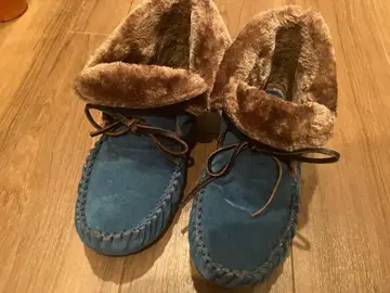 스웨이드 모카신 퍼 안감 부착 LL 사이즈