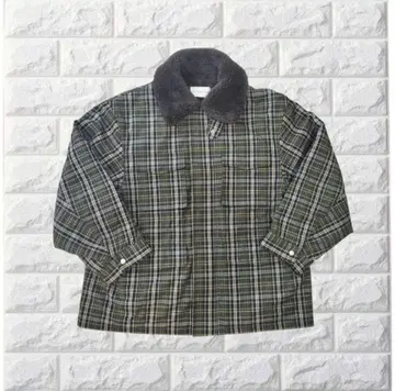 GU 뷰티풀피플 체크 보아 블루종 XL