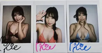 미야기리에 사인 포함 폴라로이드 세트