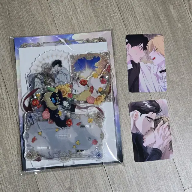 백야의 꽃길 아크릴 스탠드 아스 재이미샵 봄툰 오사형