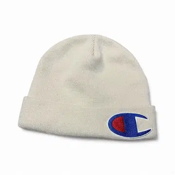 Champion 크림 비니 니트 모자 KIDS도 OK!