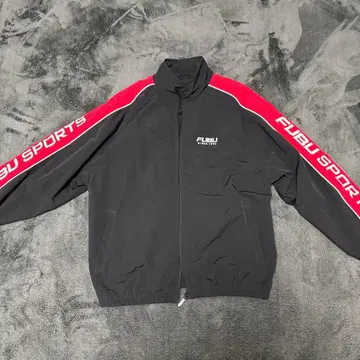 FUBU SPORTS 나일론 자켓 블랙/레드
