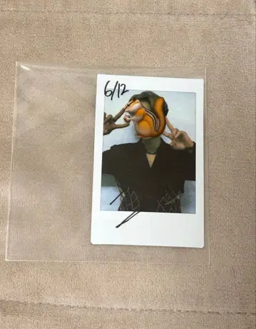 straykids 한 지성 친필 사인 폴라로이드