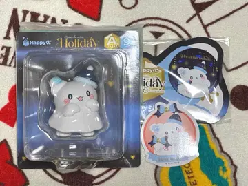 산리오 happy 복권 A상 피규어 & F상 캔뱃지 하나마루 유령 2