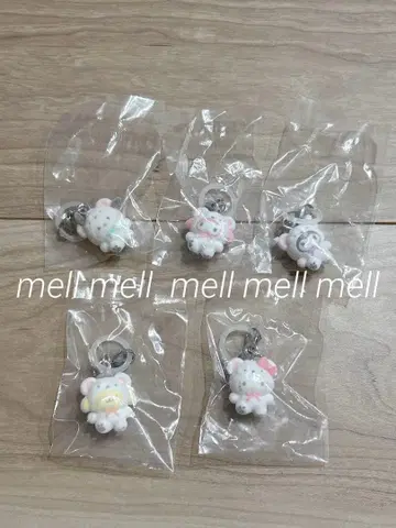 산리오 포근포근 스노우 메지루시 액세서리