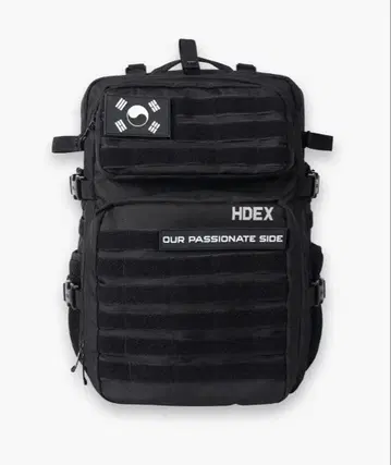 HDEX 블랙 럭색 백팩 헬스장 백 36L