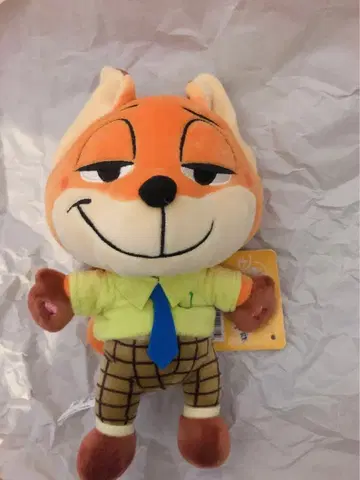 주토피아 닉 와일드 봉제 인형 디즈니 상하이 디즈니