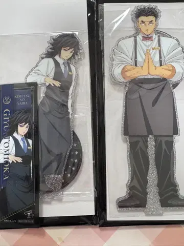 귀멸의 칼날 모크텔 바 양면 아크릴 스탠드 토미오카 기유 히메지마 교메이