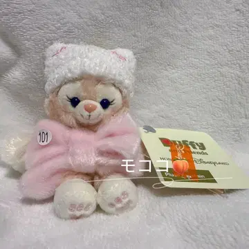 홍콩 디즈니 리나벨 겨울 오자리 봉제 인형 키체인