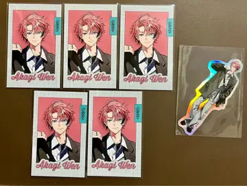 니지산지 아카기 웬 GRAY x ACCENT 랜덤 폴라로이드풍 카드 모음