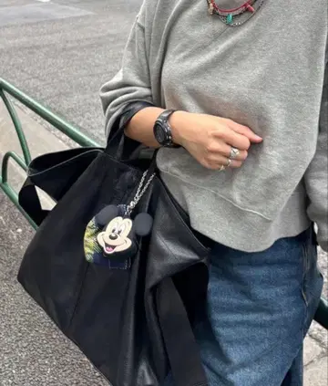 [ ear PAPILLONNER ] 와이드 테이프 토트 L