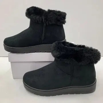 새상품 여성용 S 사이즈 방한 보아 안감 경량 어그 부츠 블랙 580n