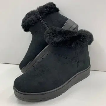 새상품 여성용 M 사이즈 방한 보아 안감 경량 어그 부츠 블랙 580n