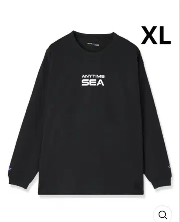 WIND AND SEA AF x WDS L/S TEE BLACK