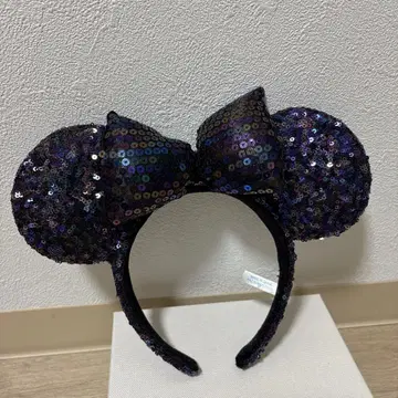 미니 마우스풍 스팽글 머리띠