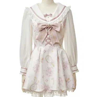 LIZLISA 리즈리사 주얼리 패턴 셋업 화이트