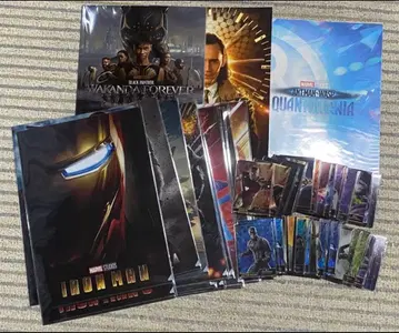 MARVEL 팜플렛 클리어 파일 카드 세트