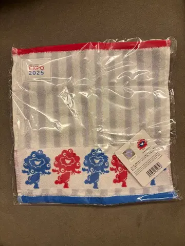 새상품 미야쿠미야쿠 타월 EXPO 2025 오사카 만박 캐릭터 타월