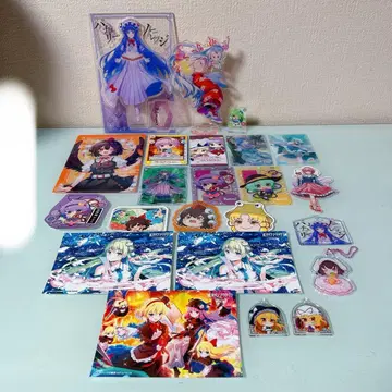 동방Project 아크릴 스탠드 카드 씰 키링 묶음 판매