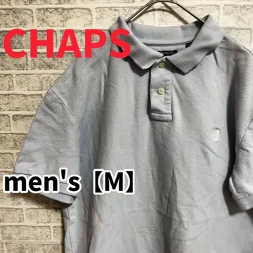 [ F533 ] CHAPS 반팔 피케 셔츠 [ M ] 아이스 블루