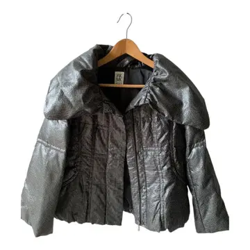 MICHEL KLEIN 미쉘클랑 다운 체크 아우터