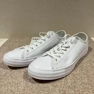 척테일러 가죽 OX 올화이트