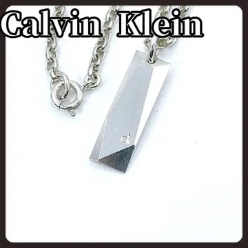캘빈클라인 목걸이 실버 925 세로