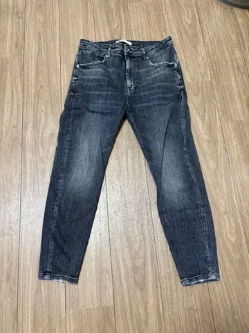 ZARA 스키니 데님 다크 그레이 사이즈 34