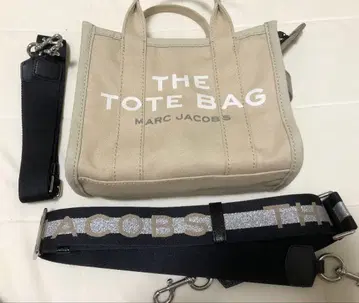 마크제이콥스 2way 스몰 트래블러 토트백 아이보리