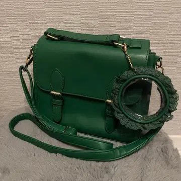 WEGO 새첼 통 숄더 그린