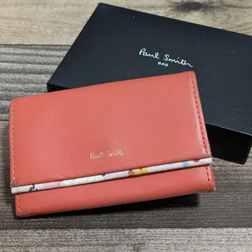 Paul Smith 명함지갑 코랄 PWD512 페탈 트림
