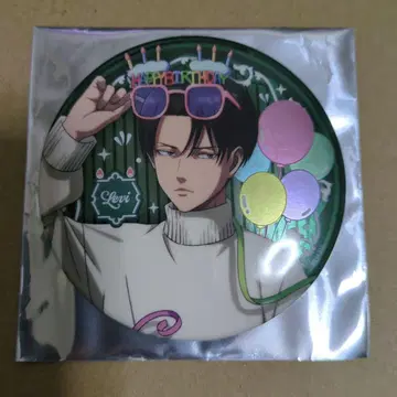 진격의 거인 프린스 호텔 메탈 캔뱃지 리바이 벌스데이