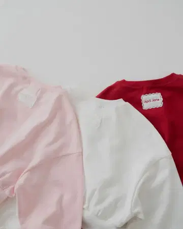 [ April Jane ] 베이직 맨투맨 핑크