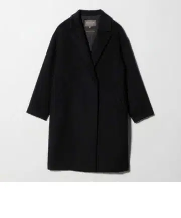 UNITED ARROWS 비버 체스터 코트 블랙