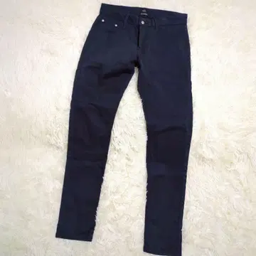 아줄바이마우지 스키니 팬츠(S) 네이비 무지 스트레치 노움코어