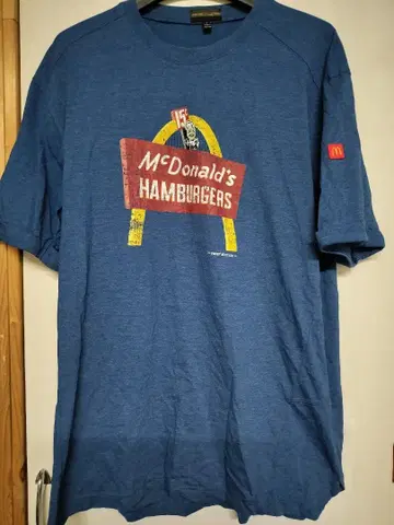 맥도날드 햄버거 로고 티셔츠 맥 스탬프