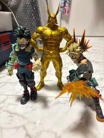 히로아카 피규어 묶음 판매 올마이트, 바쿠고, 데쿠