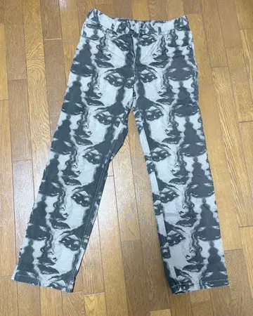 supplier 페이스 프린트 팬츠