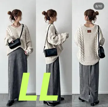 시마무라 yumi 핸드 니트 풀오버